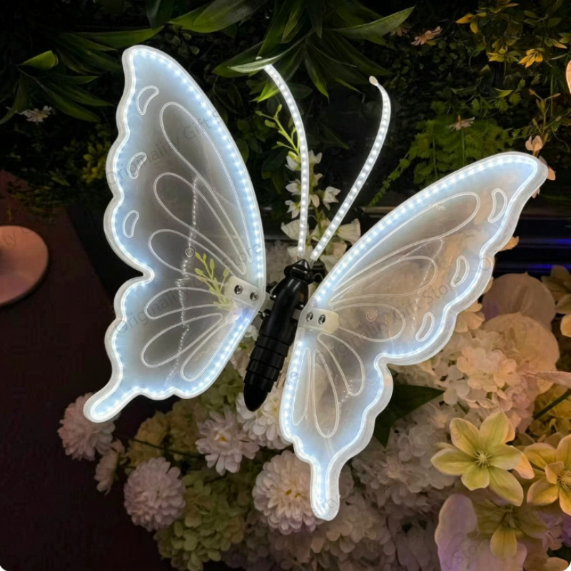 Outdoor Lighting Effects - 60cm/40cm/30cm LED Outdoor Simulation Dynamic Butterfly