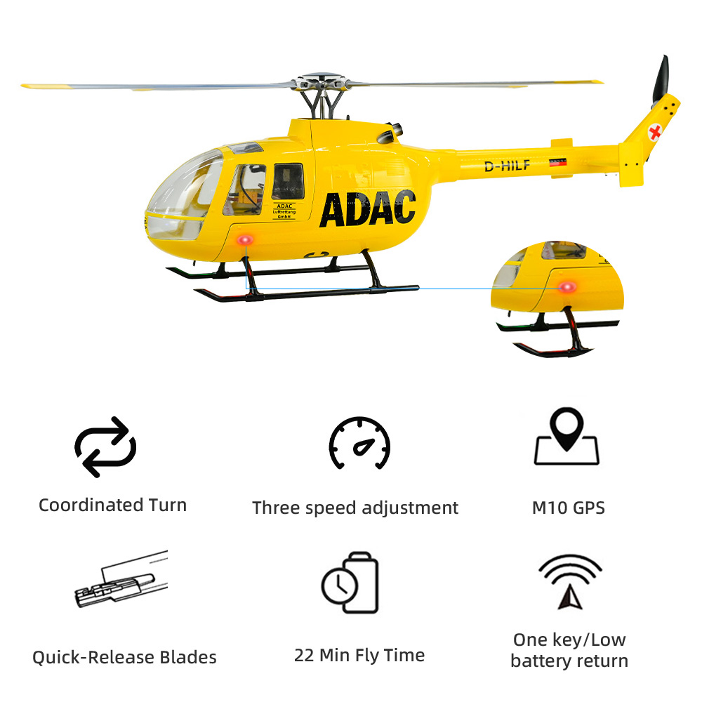 FLY WING BO105 Scale Helicopte - огляд і ціна Outdoor Lighting Uk