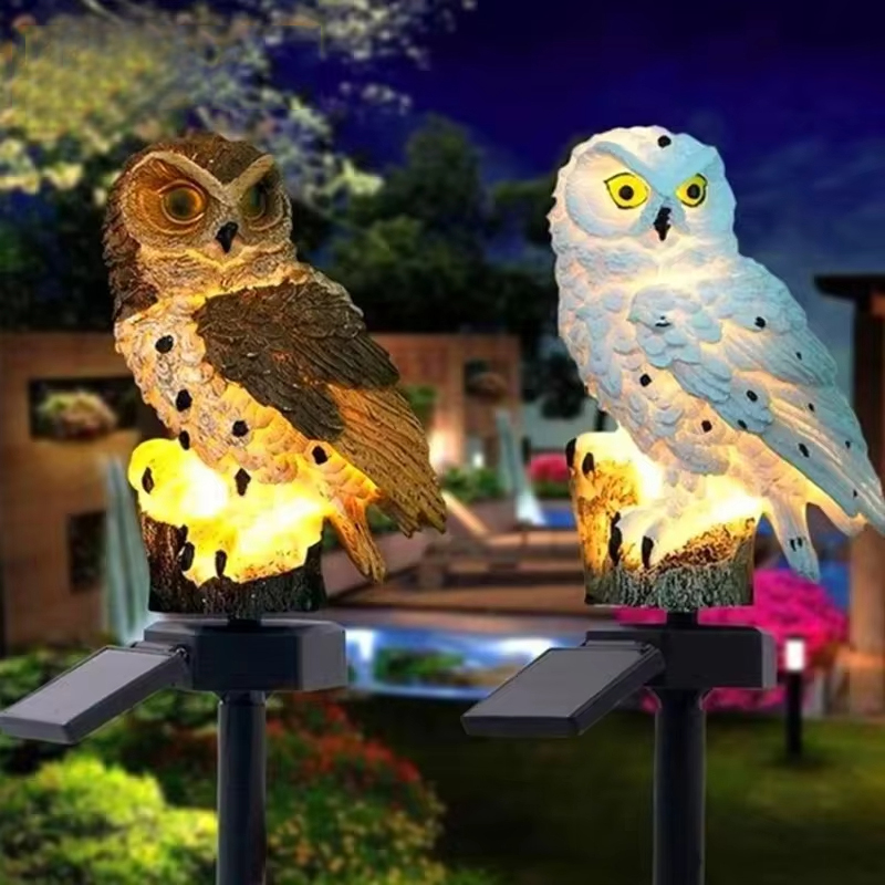 Solar Owl Garden Stake Lights  - огляд і ціна Outdoor Lighting Effects