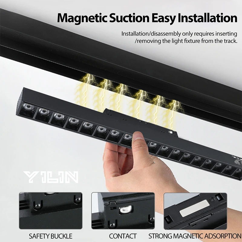 LED Magnetic Track Light Embed - огляд і ціна Outdoor Lighting Track