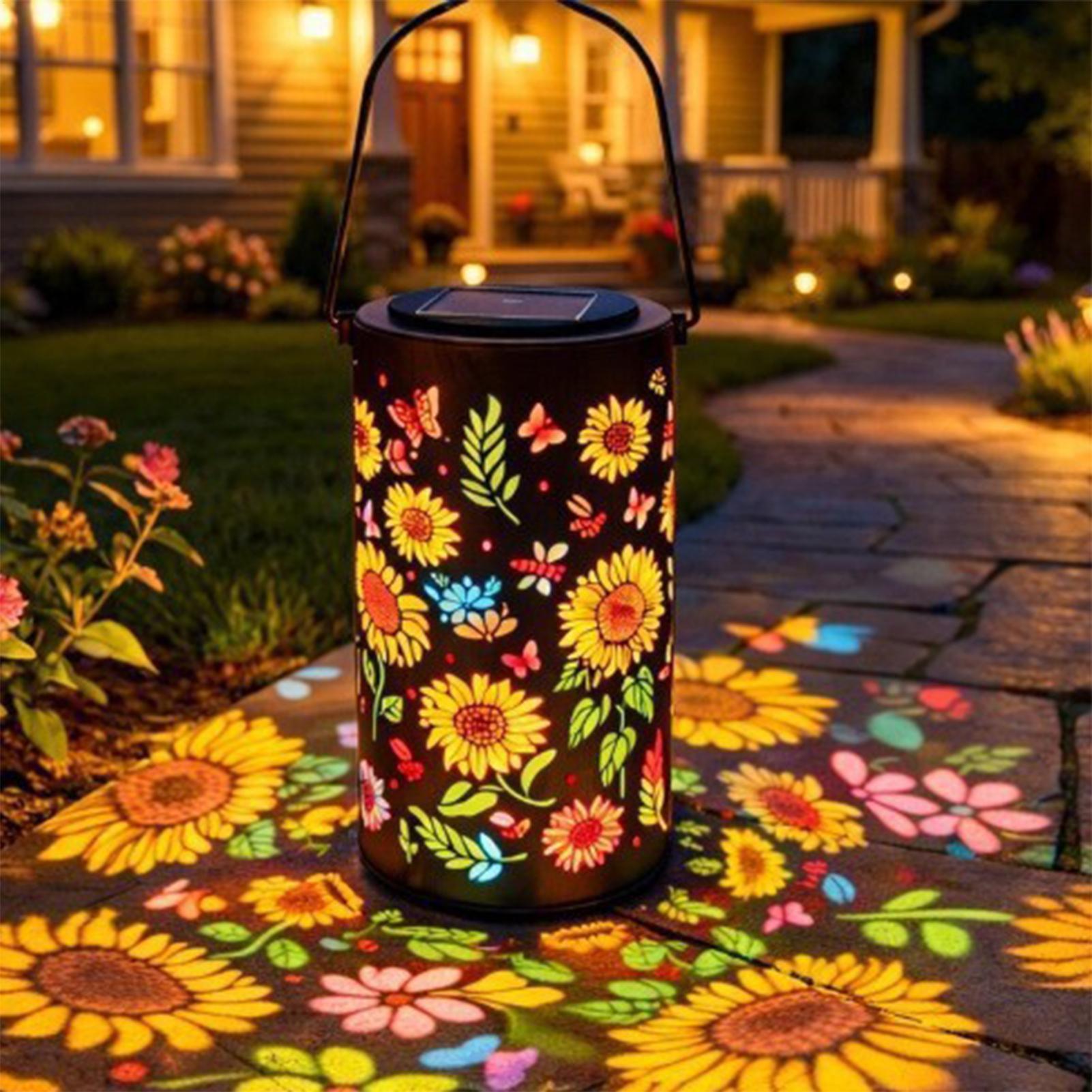 Sunflower Solar Lantern Weathe - огляд і ціна Outdoor Lighting Pathway