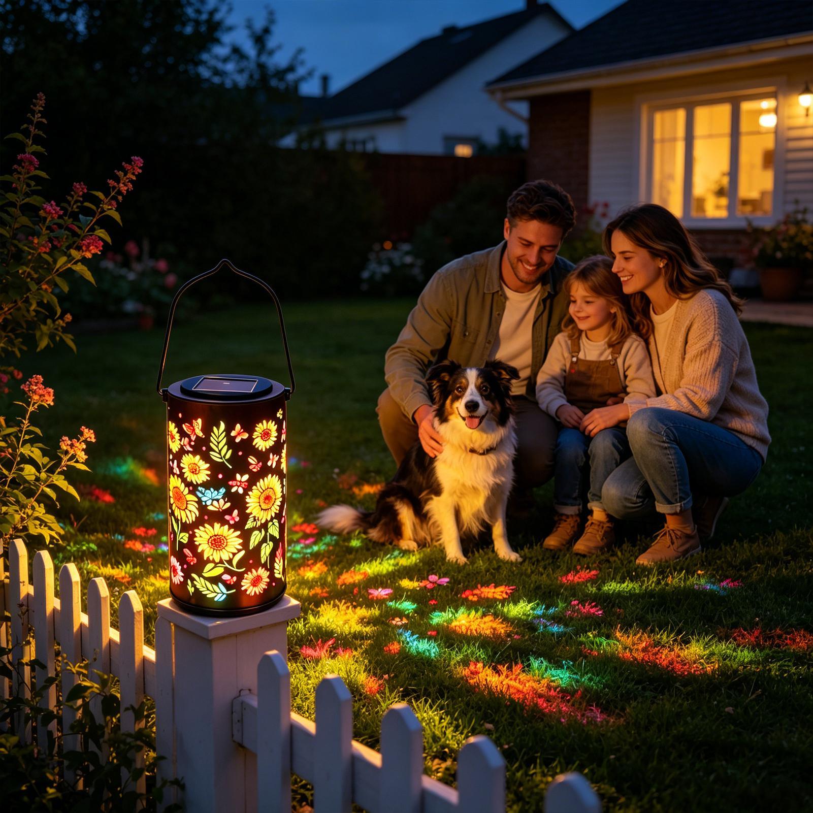 Sunflower Solar Lantern Weathe - огляд і ціна Outdoor Lighting Pathway