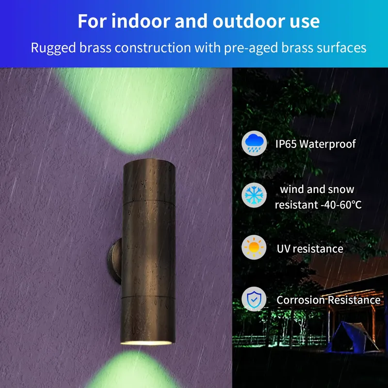 Durable Brass Outdoor LED Wall - огляд і ціна Outdoor Lighting Pathway
