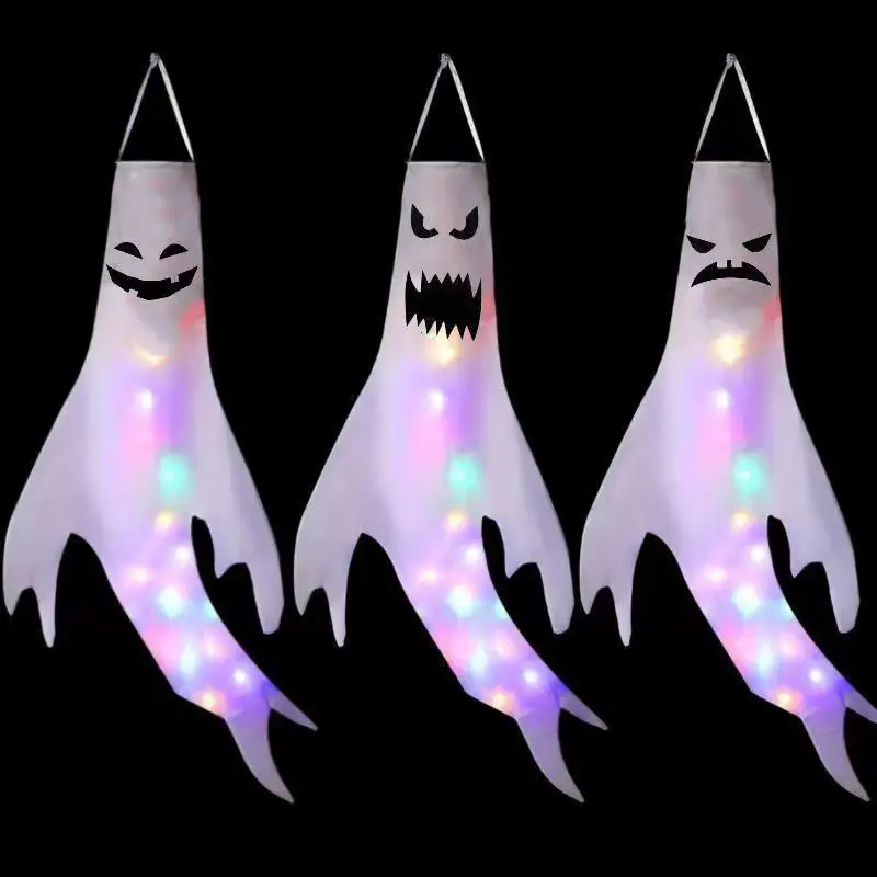 Halloween LED Ghost Windsock H - огляд і ціна Outdoor Lighting Effects