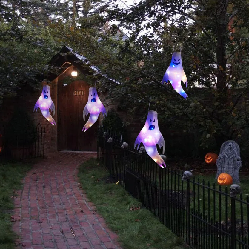 Halloween LED Ghost Windsock H - огляд і ціна Outdoor Lighting Effects