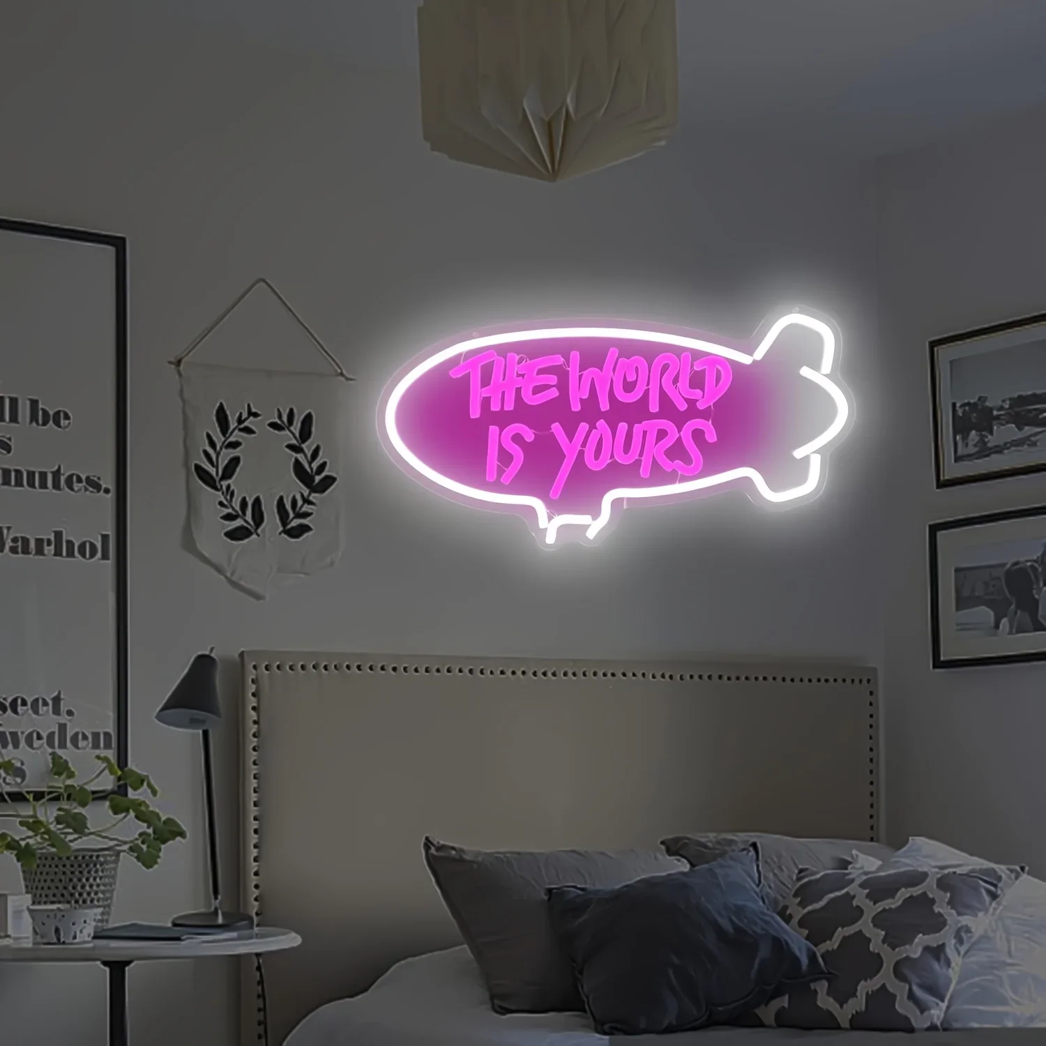 The World Is Yours Blimp Neon  - огляд і ціна Outdoor Lighting For Your Home