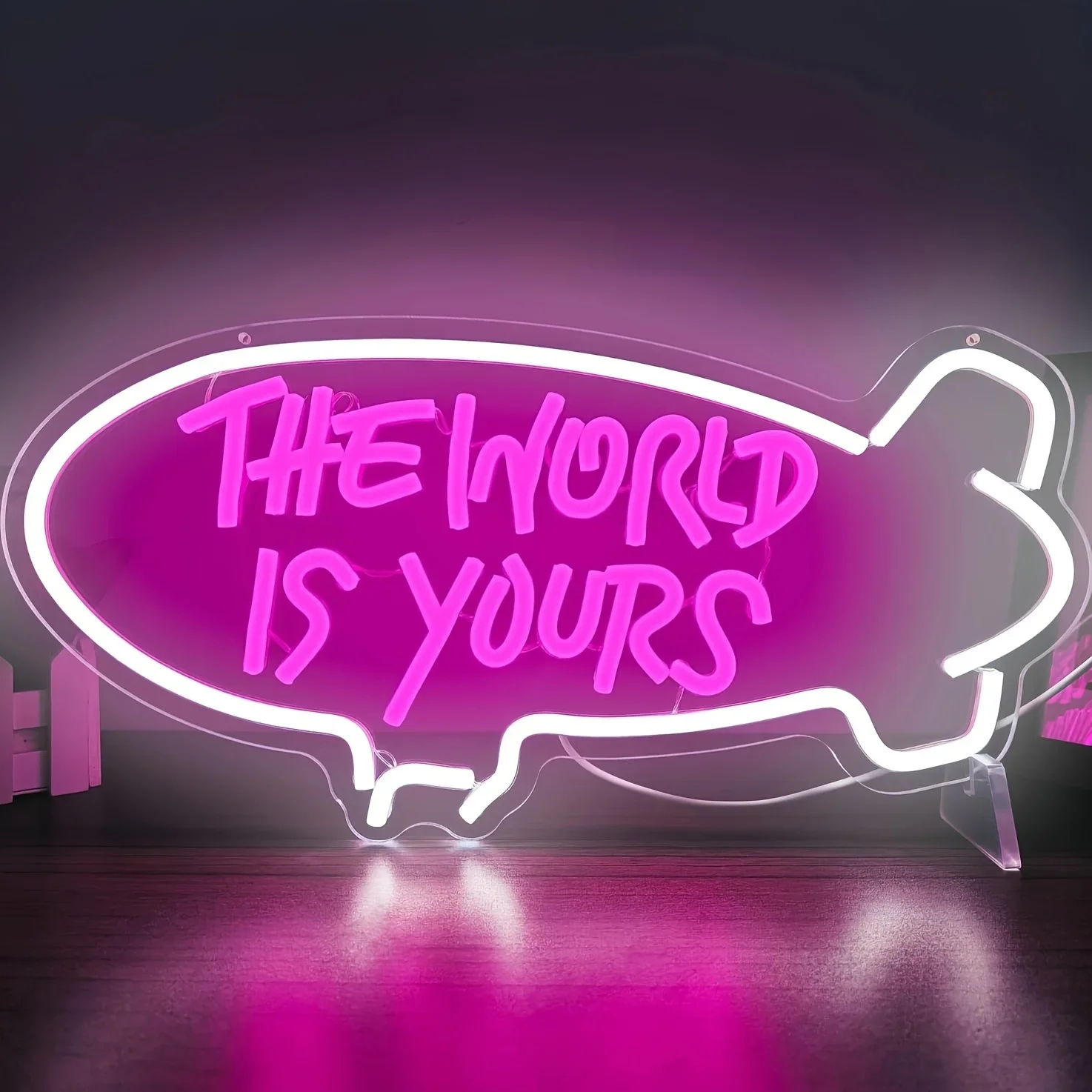 The World Is Yours Blimp Neon  - огляд і ціна Outdoor Lighting For Your Home