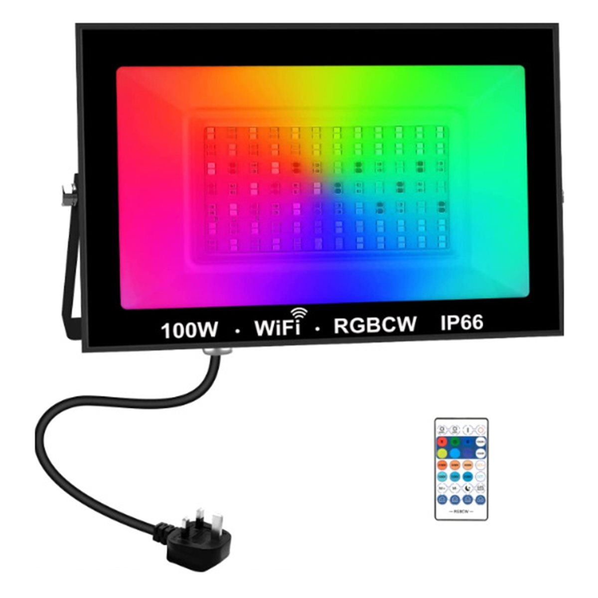 AA19 100W RGBCW LED Flood Ligh - огляд і ціна Outdoor Lighting Uk