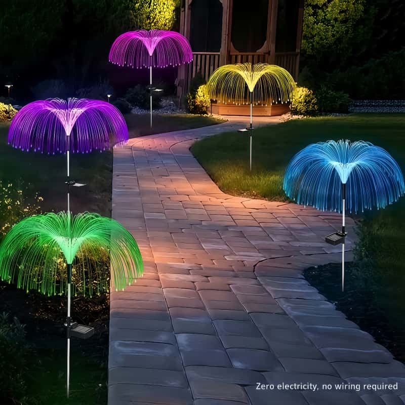 5 Pcs Solar Jellyfish LED Ligh - огляд і ціна Outdoor Lighting Pathway