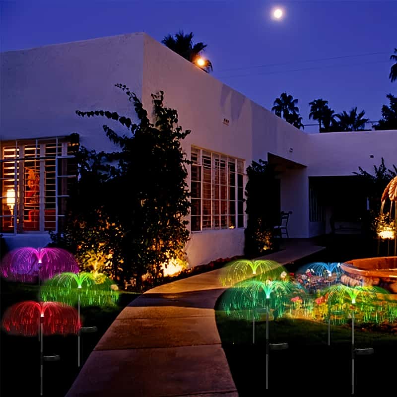 5 Pcs Solar Jellyfish LED Ligh - огляд і ціна Outdoor Lighting Pathway
