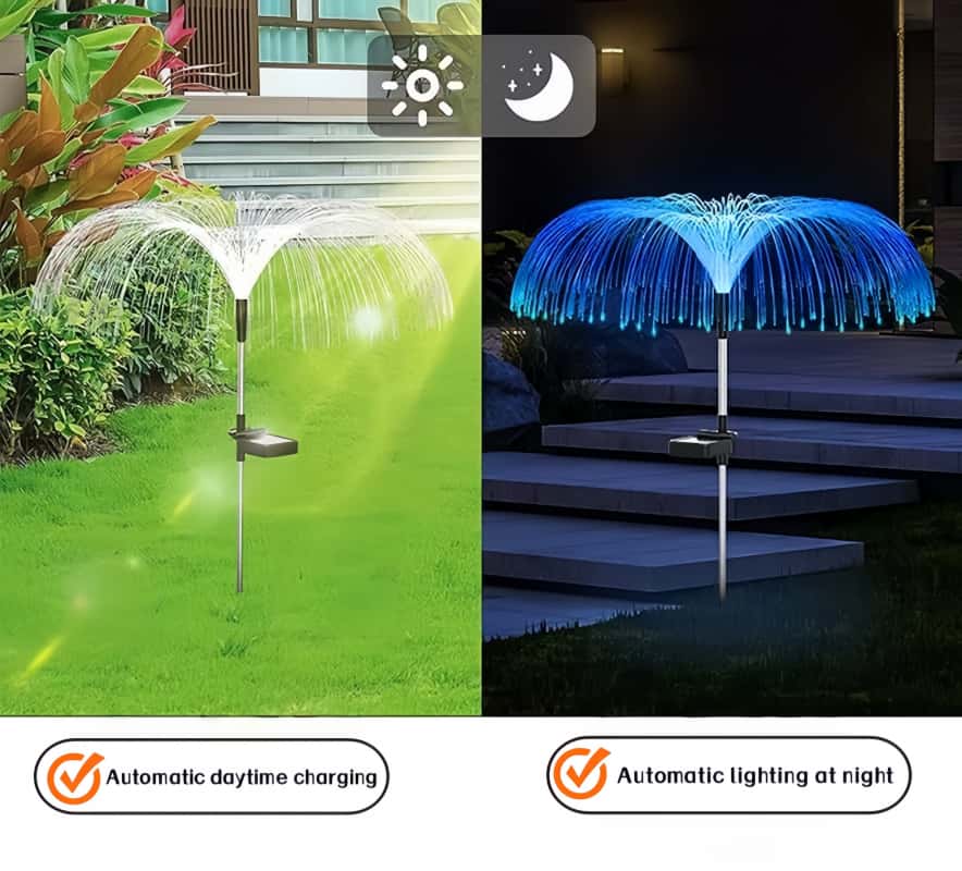 5 Pcs Solar Jellyfish LED Ligh - огляд і ціна Outdoor Lighting Pathway