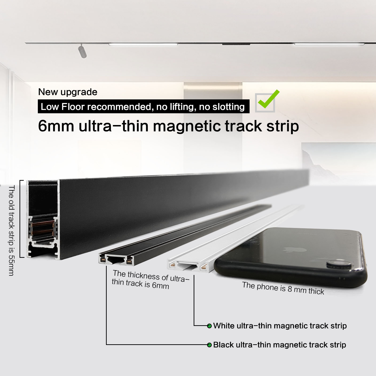 ST1 Series 3CCT Black White Ul - огляд і ціна Outdoor Lighting Track