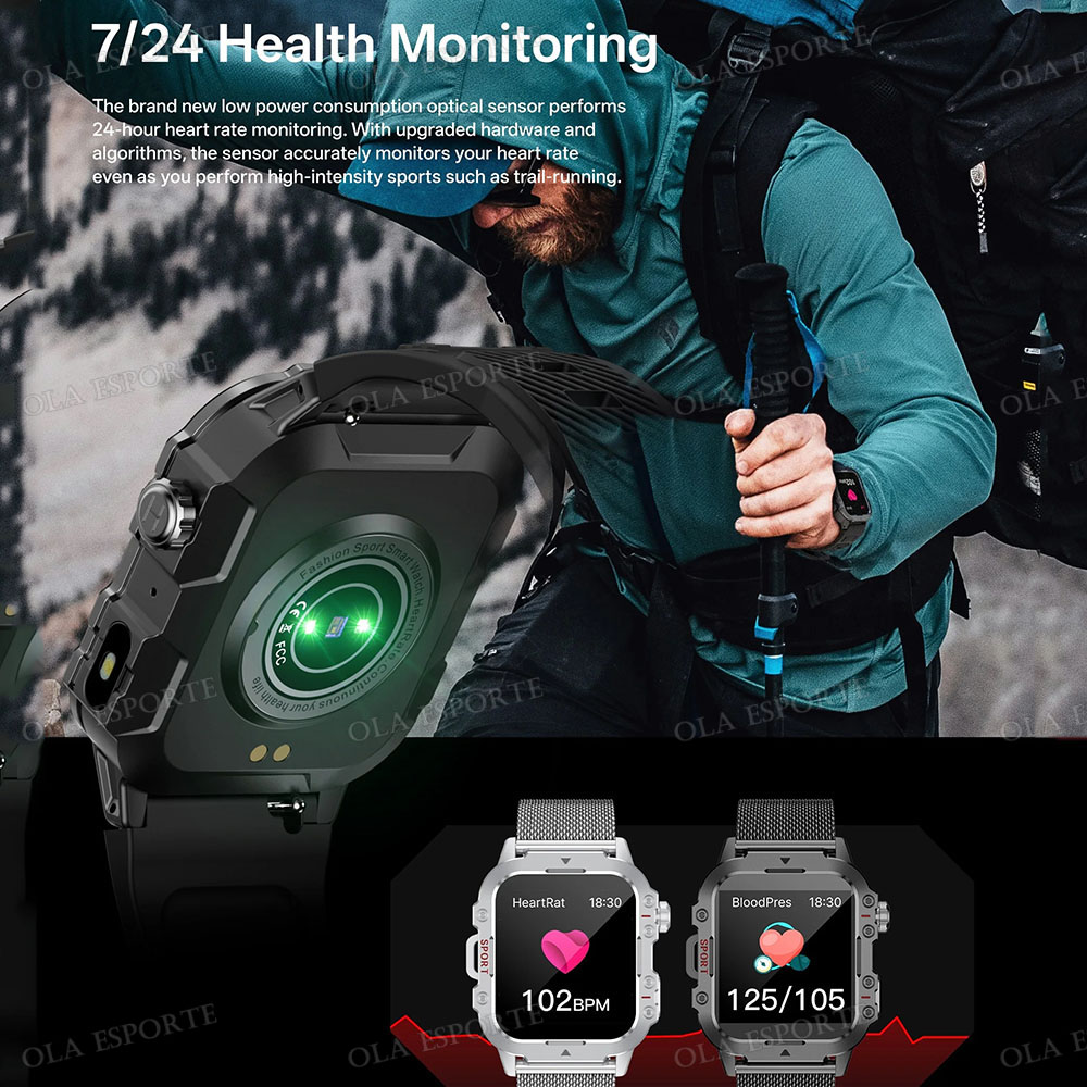 Military Outdoor Smart Watch M - огляд і ціна Outdoor Lighting Track