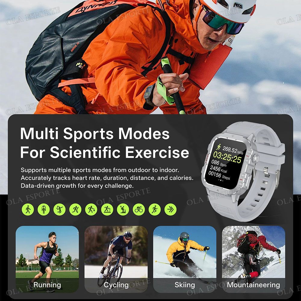 Military Outdoor Smart Watch M - огляд і ціна Outdoor Lighting Track