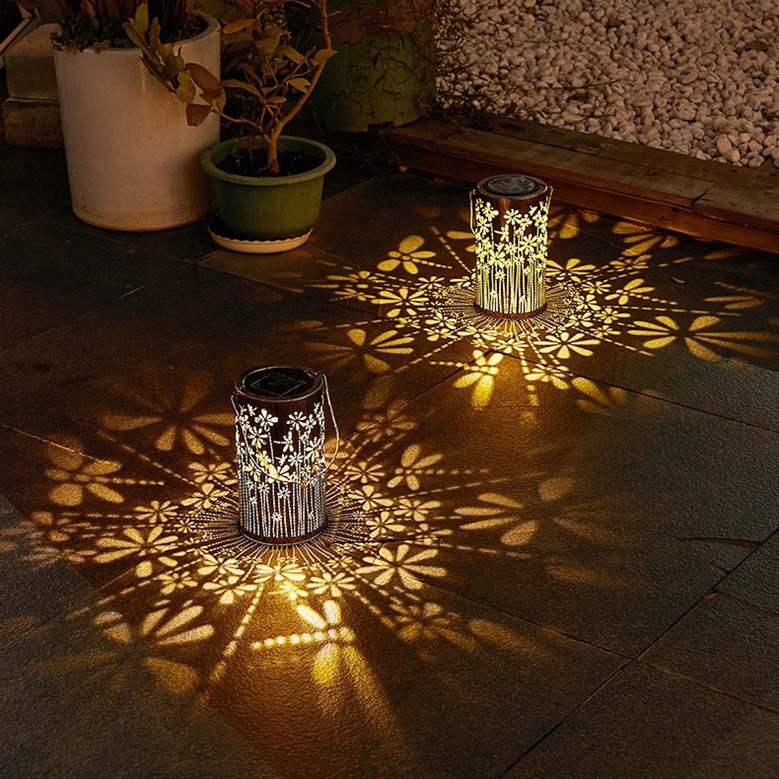 Solar Lanterns Colorful Metal  - огляд і ціна Outdoor Lighting Pathway