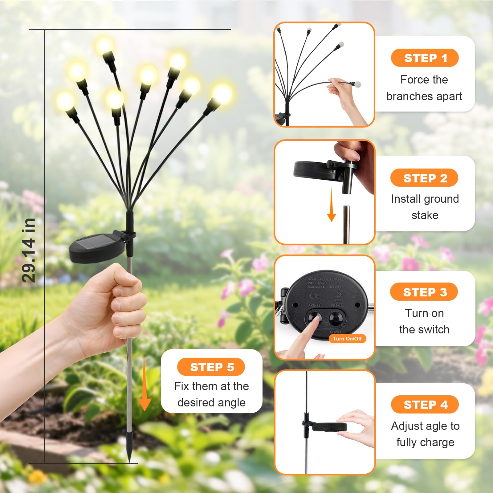 Solar Garden Decorative Lights - огляд і ціна Outdoor Lighting Pathway