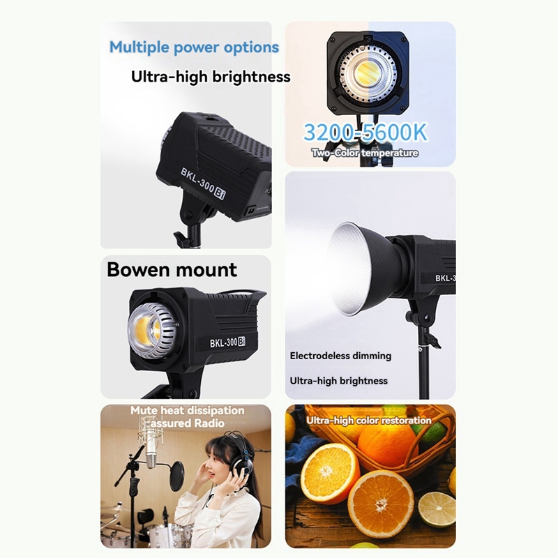 300W Bi LED Video Light, Conti - огляд і ціна Outdoor Lighting Wireless