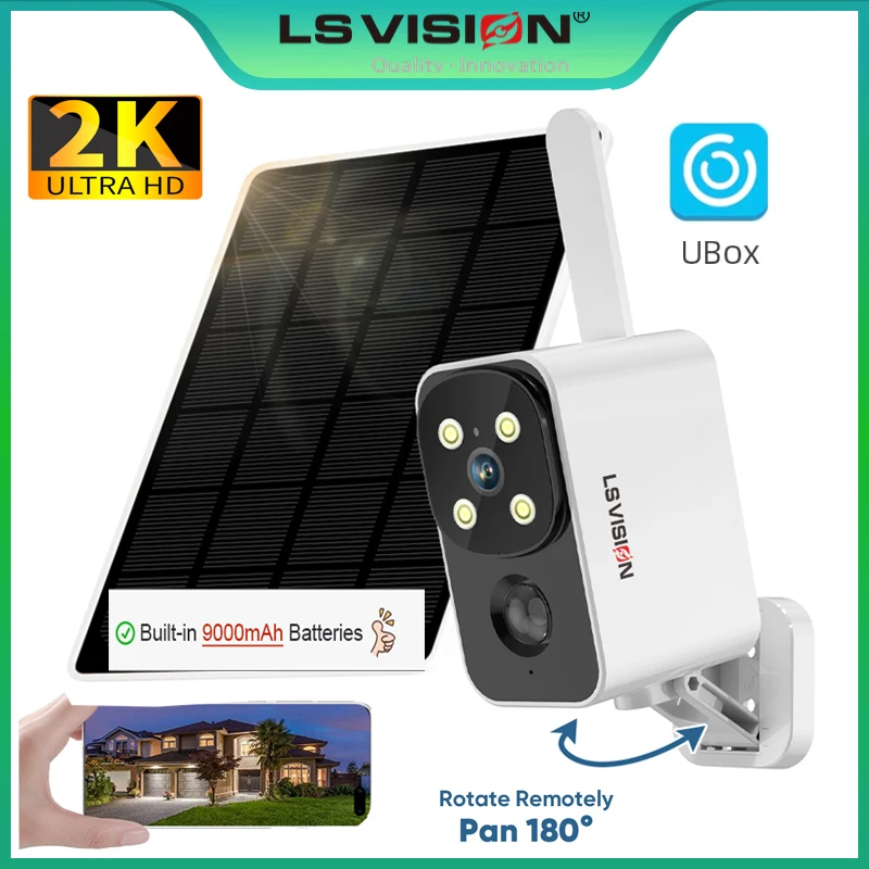 LS VISION Outdoor Solar Camera - огляд і ціна Outdoor Lighting Wireless