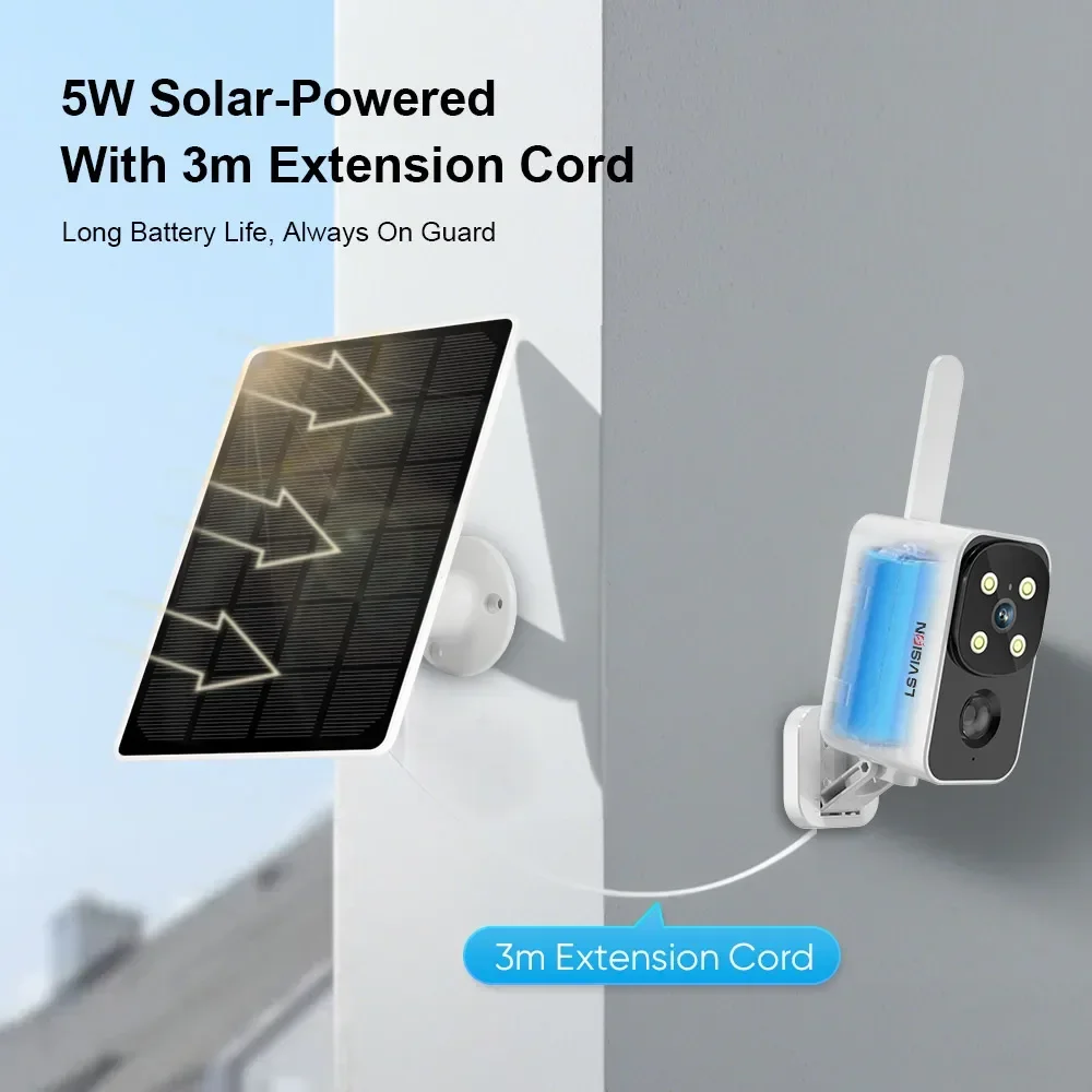 LS VISION Outdoor Solar Camera - огляд і ціна Outdoor Lighting Wireless