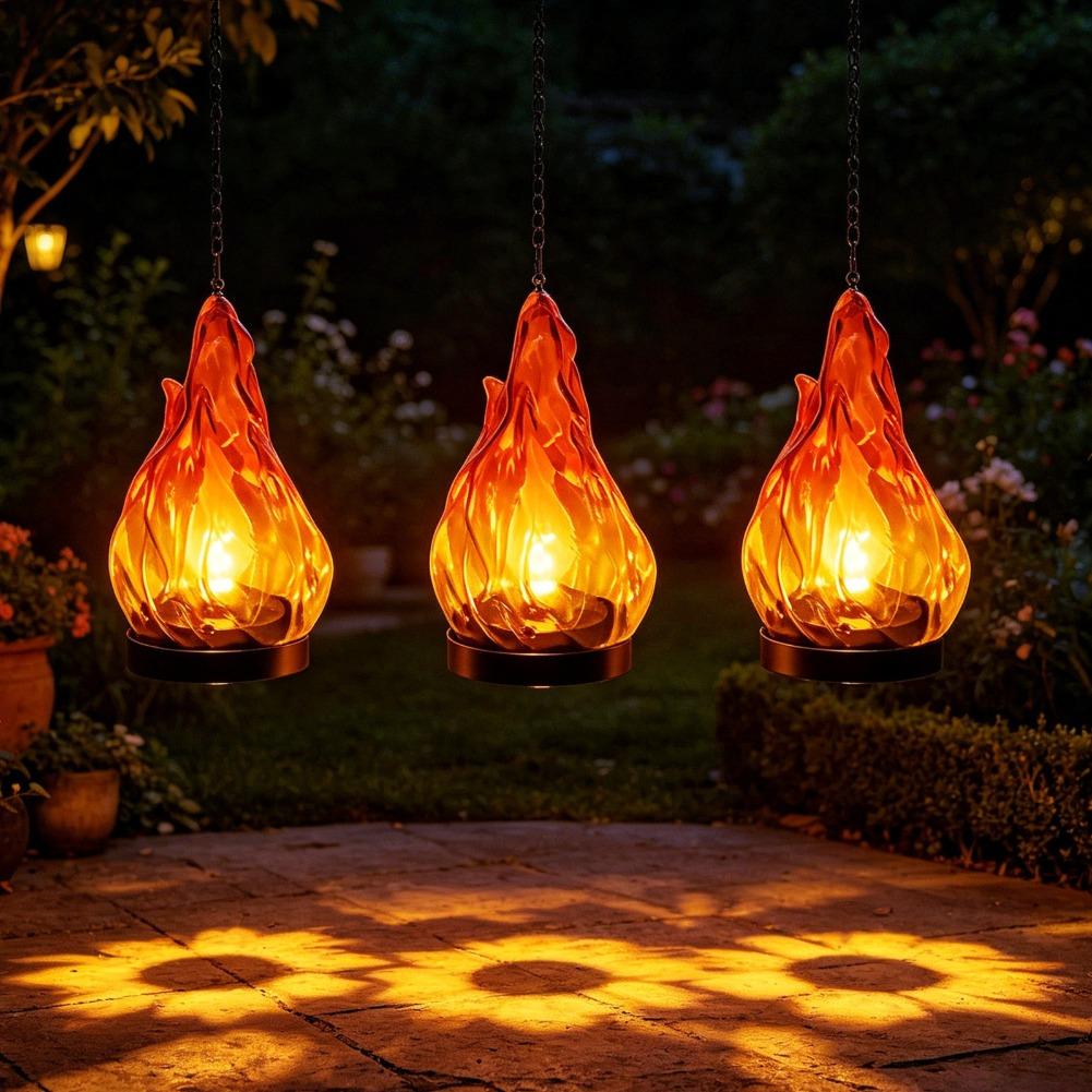 Solar Flame Hanging Lantern Li - огляд і ціна Outdoor Lighting Ip65