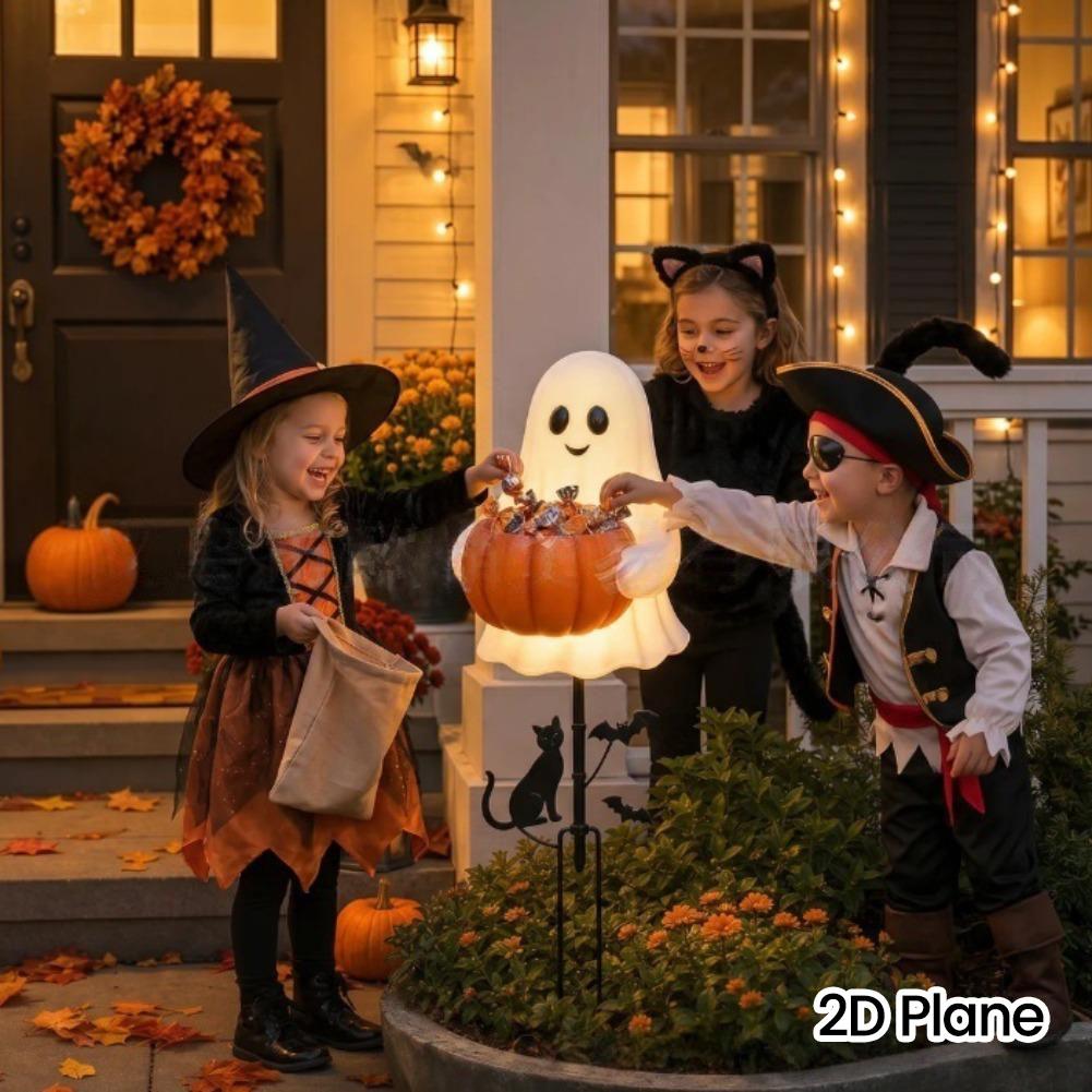 2D Halloween Ghost Pumpkin Can - огляд і ціна Outdoor Lighting Pathway