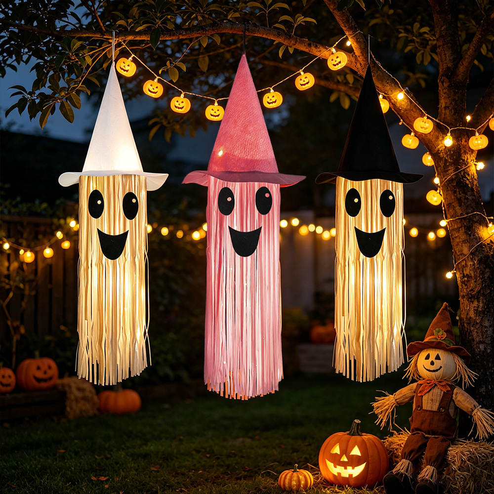 Halloween Glowing Witch Hat Gh - огляд і ціна Outdoor Lighting Effects