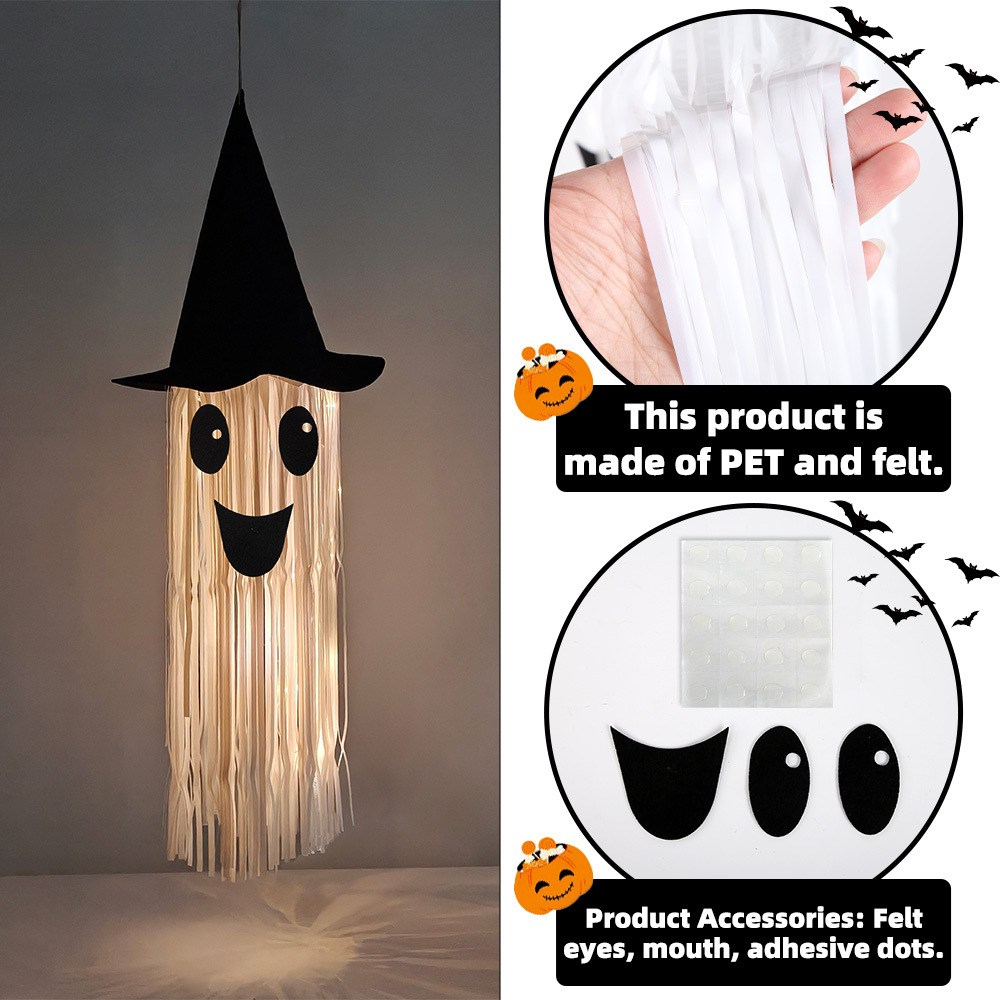 Halloween Glowing Witch Hat Gh - огляд і ціна Outdoor Lighting Effects